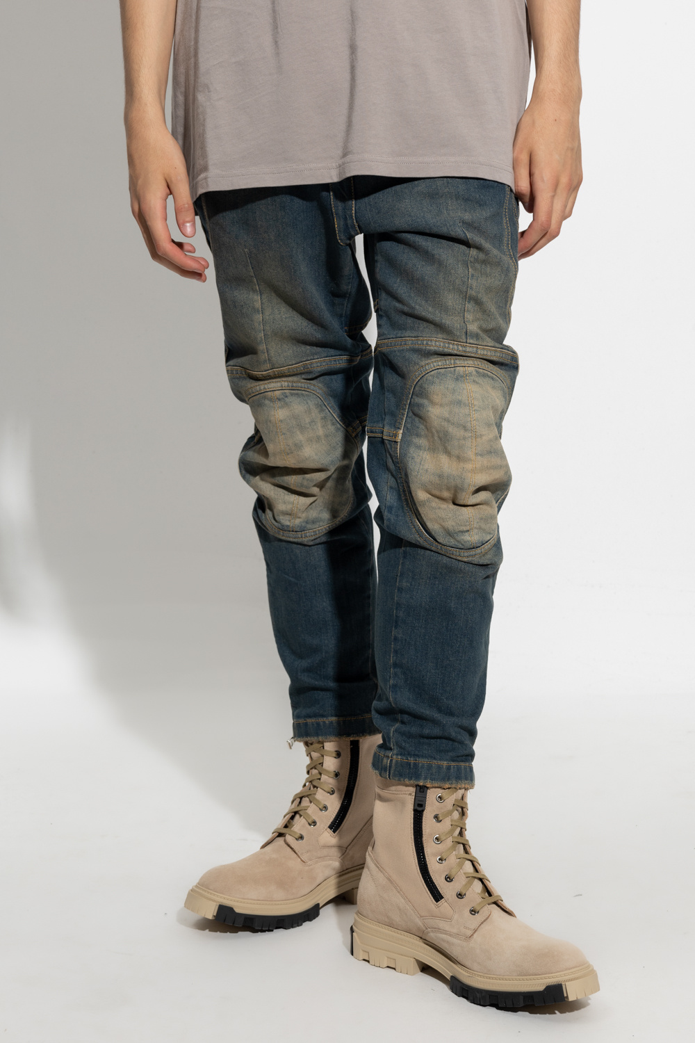 Dark blue balmain on sale jeans